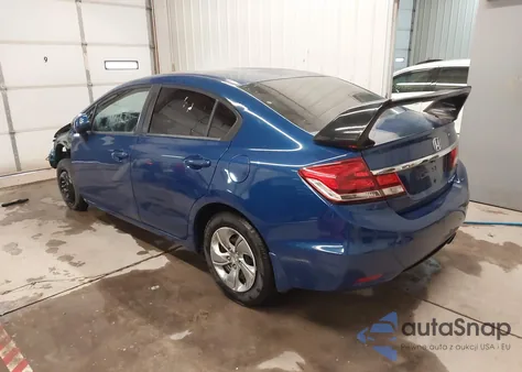 2013 Honda Civic Lx from USA, damaged, VIN 19XFB2F50DE208699